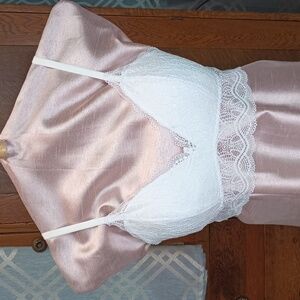 White padded lace bralette Large